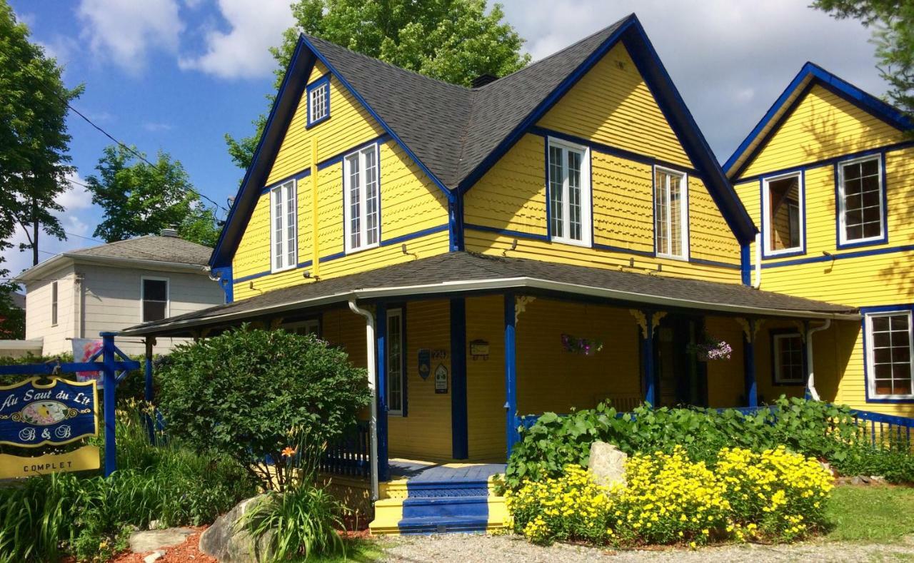 Bed and Breakfast Au Saut Du Lit Magog Exterior foto